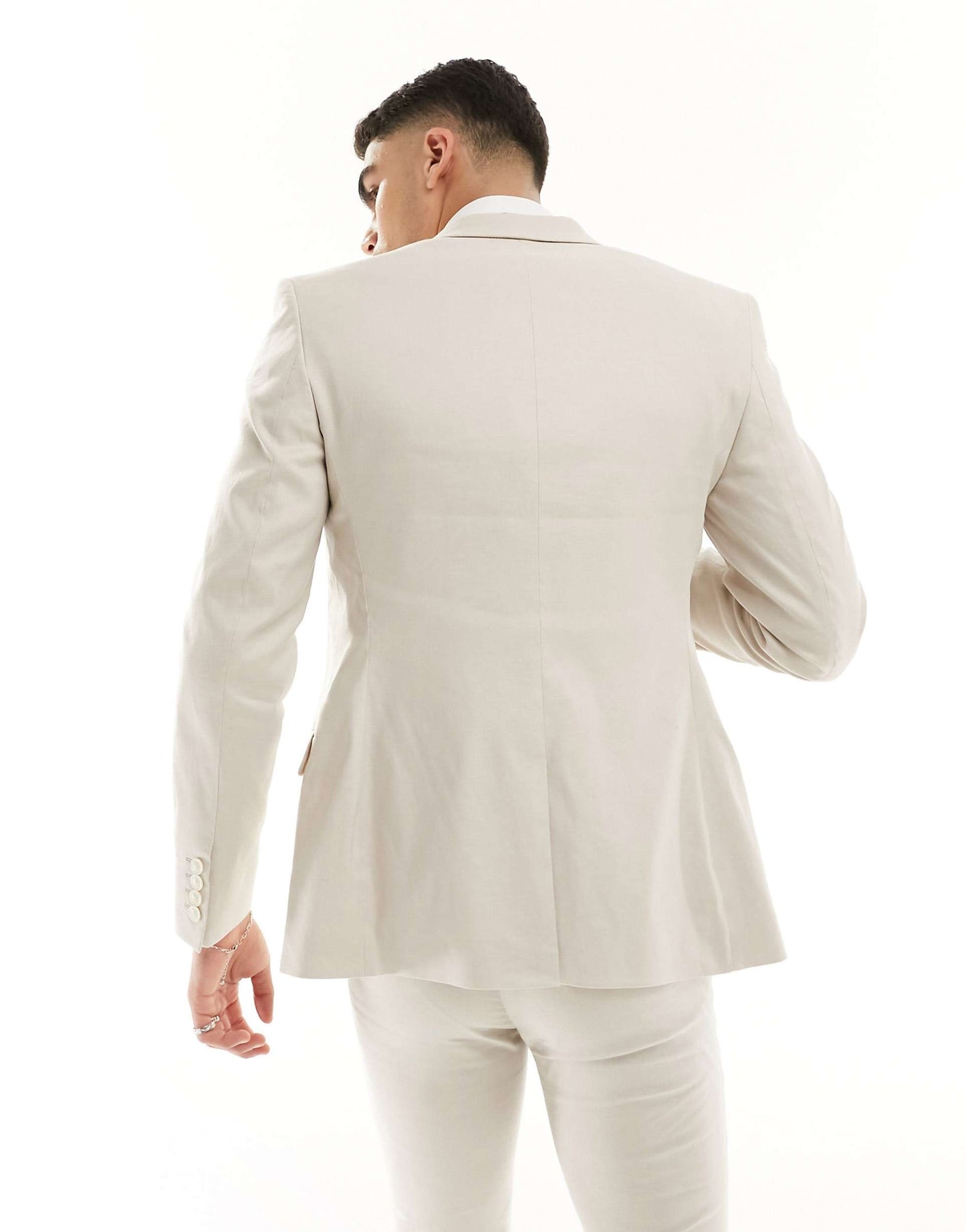 Super Skinny With Linen Suit Jacket