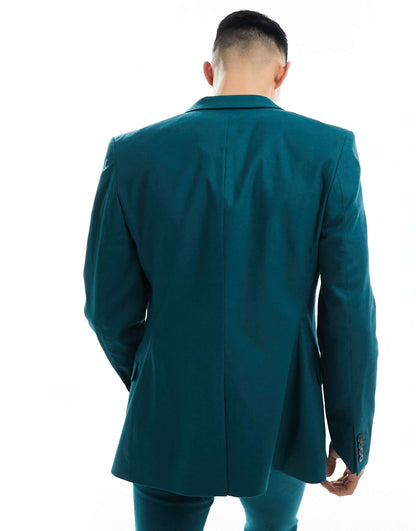 Super Skinny With Linen Suit Jacket