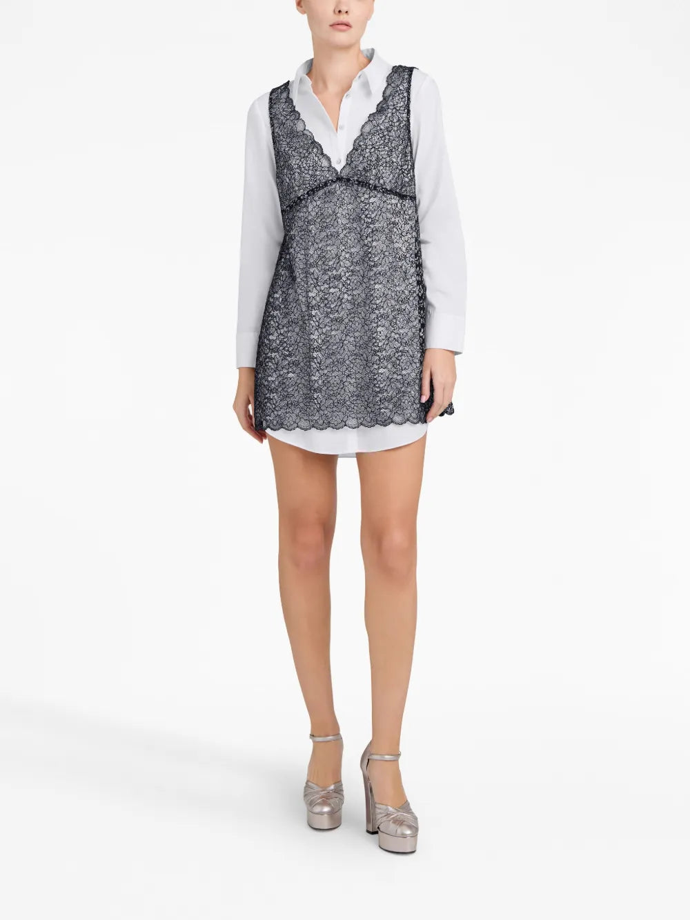 Catilina Lace-Overlay Dress