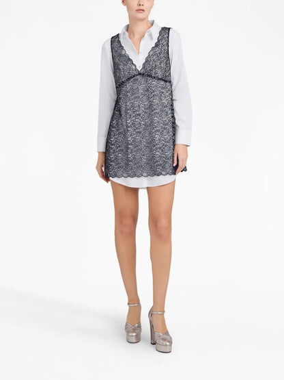 Catilina Lace-Overlay Dress