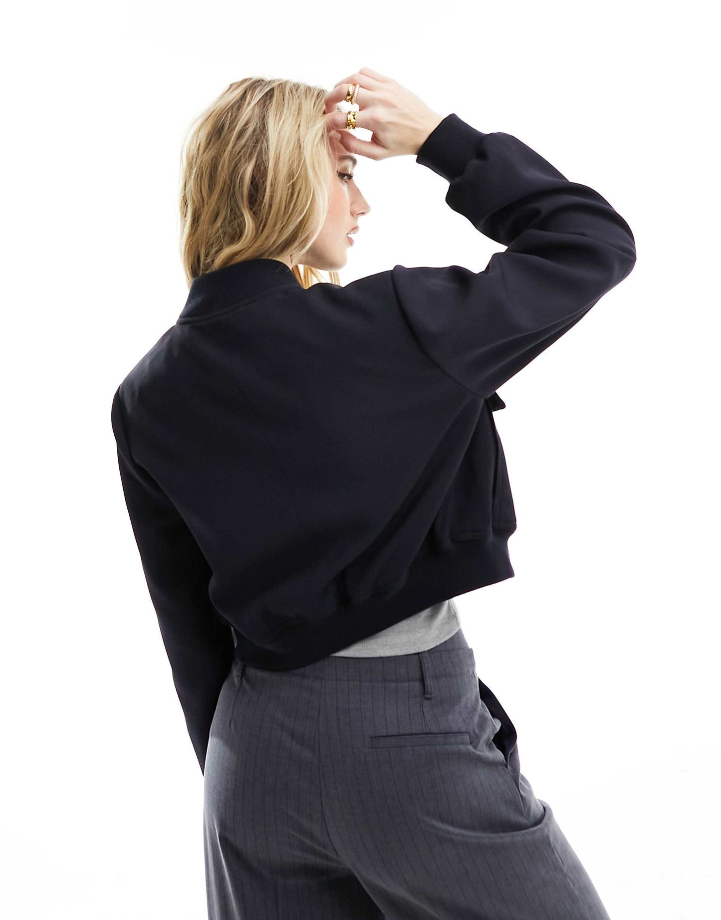 Crop Bomber Jacket