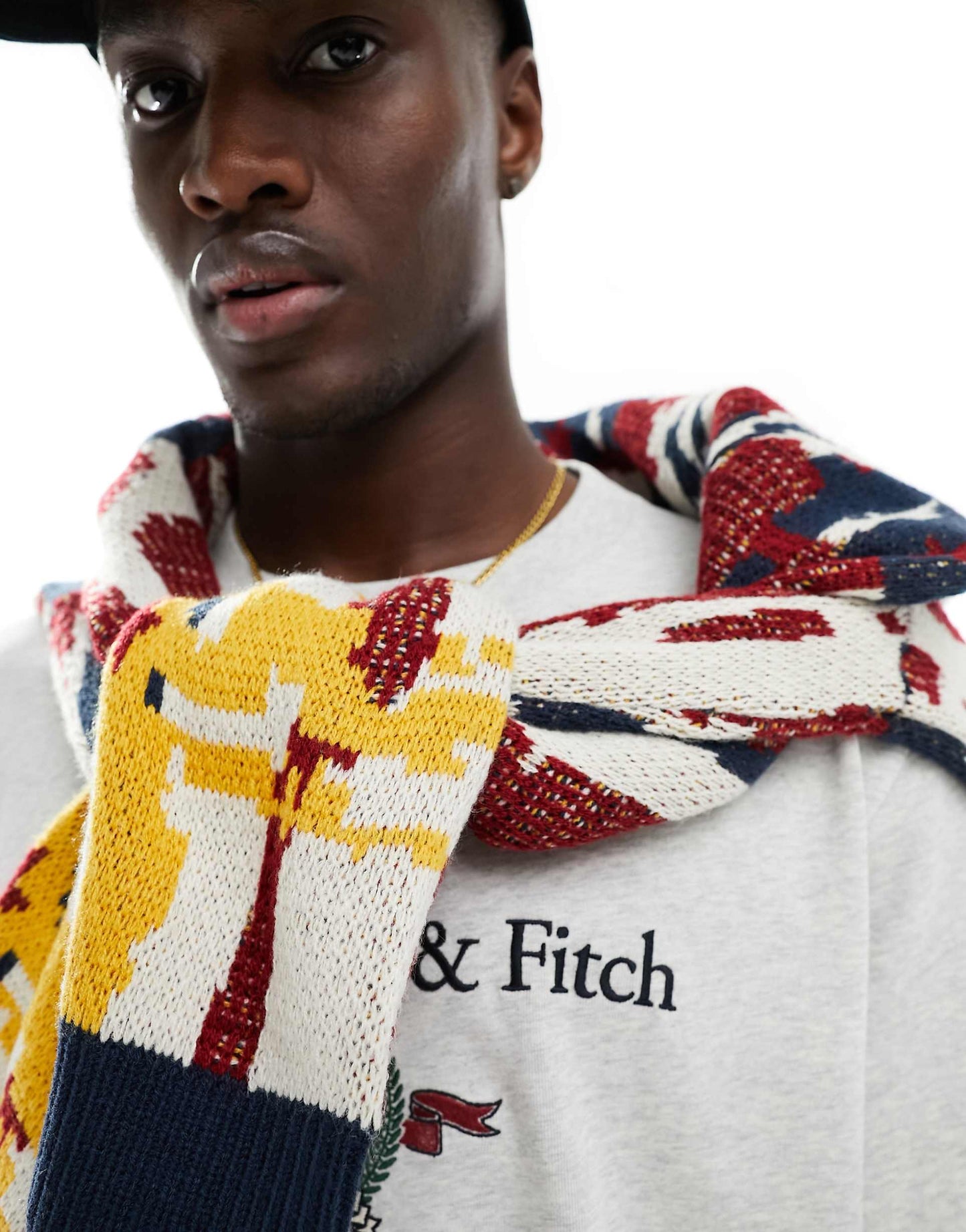 Relaxed Knitted Crew Neck Jumper