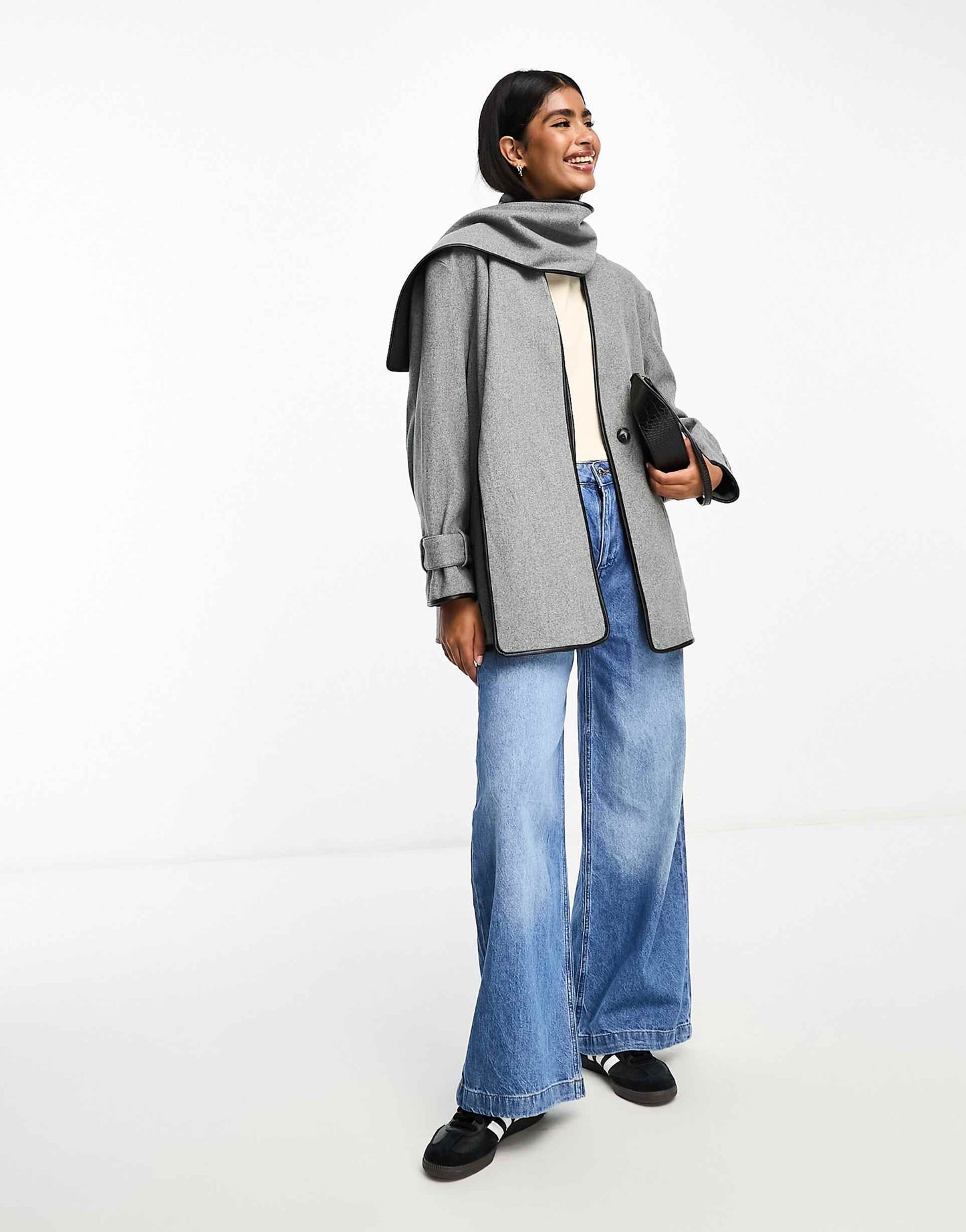 Wool Scarf Coat