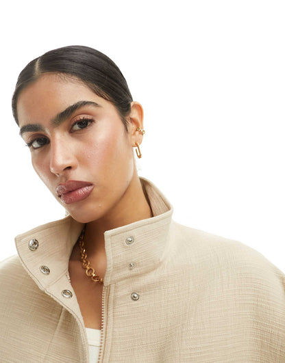 Textured Cotton Shacket