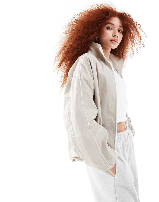 Track Jacket With Piping Detail