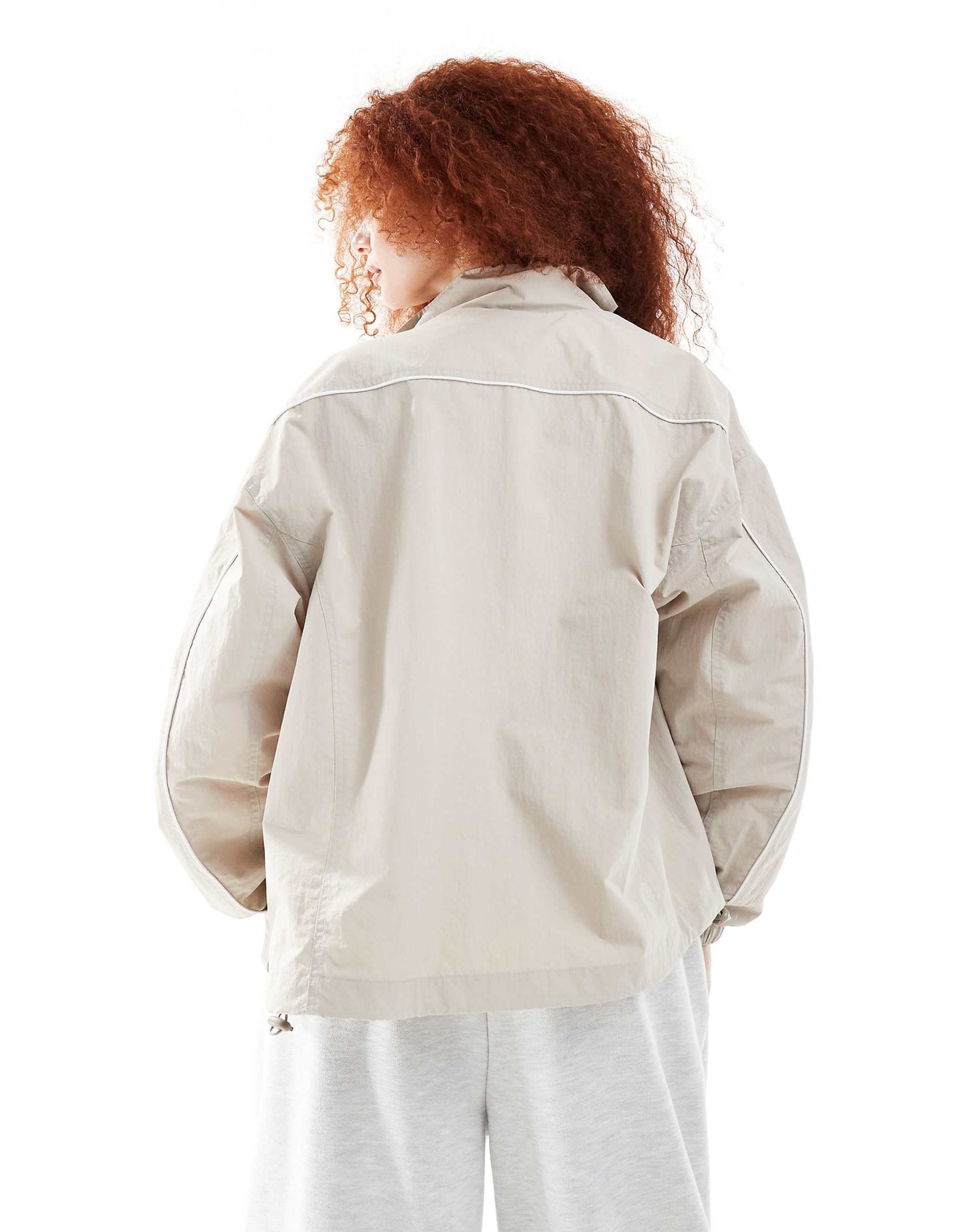 Track Jacket With Piping Detail