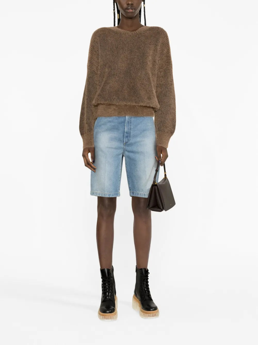 Crew-Neck Knitted Jumper