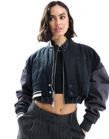 Mdc Cropped Woven Bomber Jacket