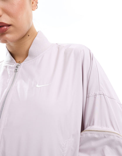 Essenitals Oversized Bomber Jacket