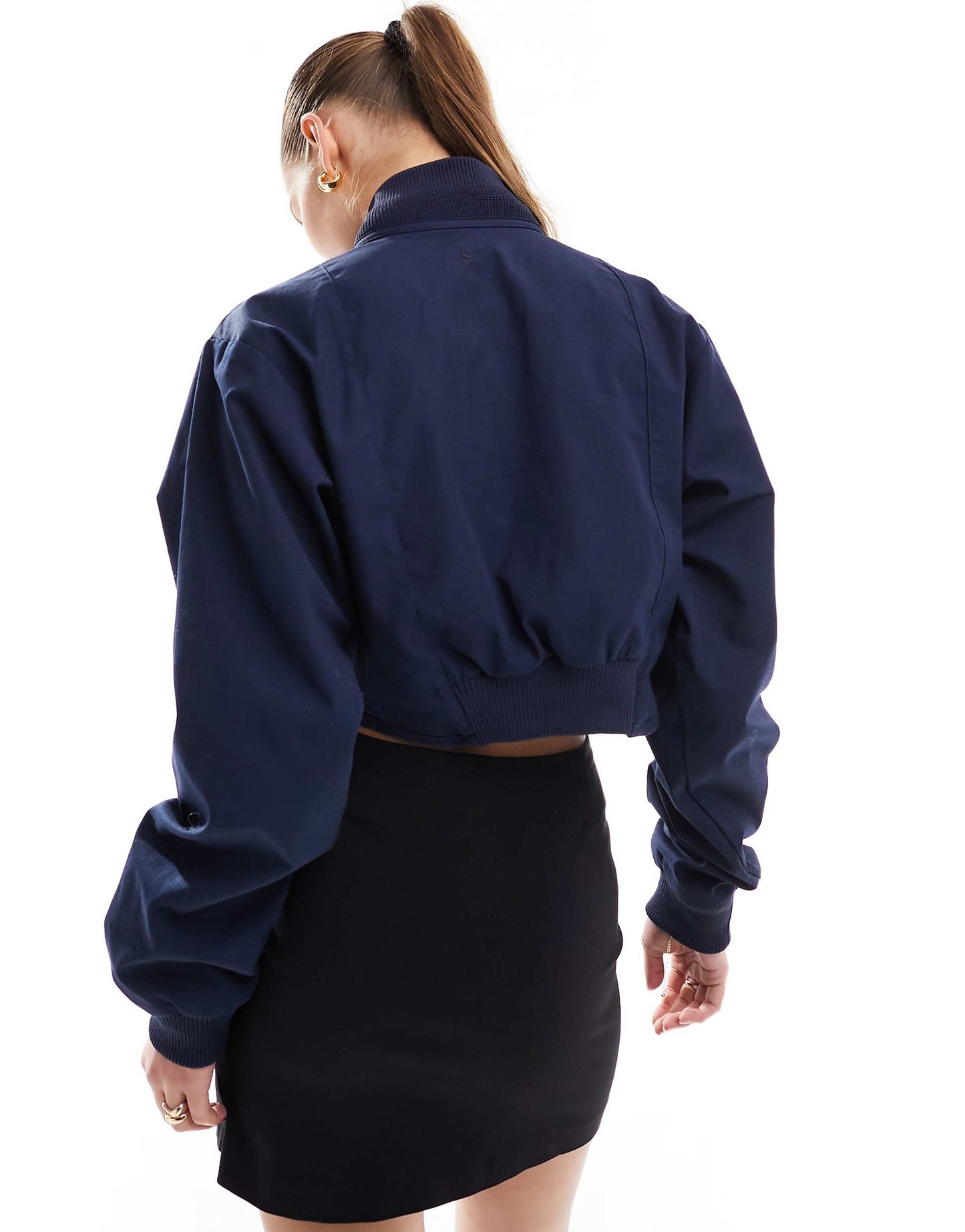 Cropped Bomber Jacket