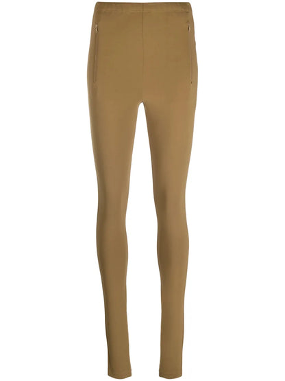 Ankle-Zip High-Waist Leggings