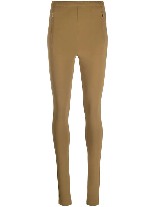 Ankle-Zip High-Waist Leggings