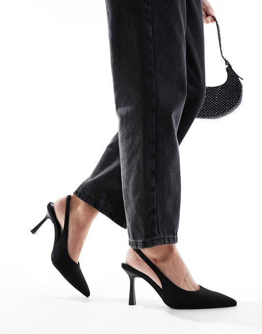 Salty Slingback Stiletto Mid Shoes