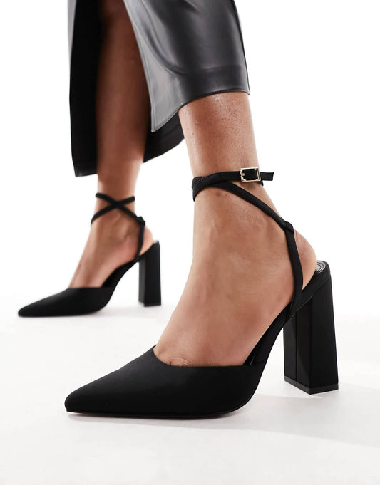 Wide Fit Paige High Block Heels