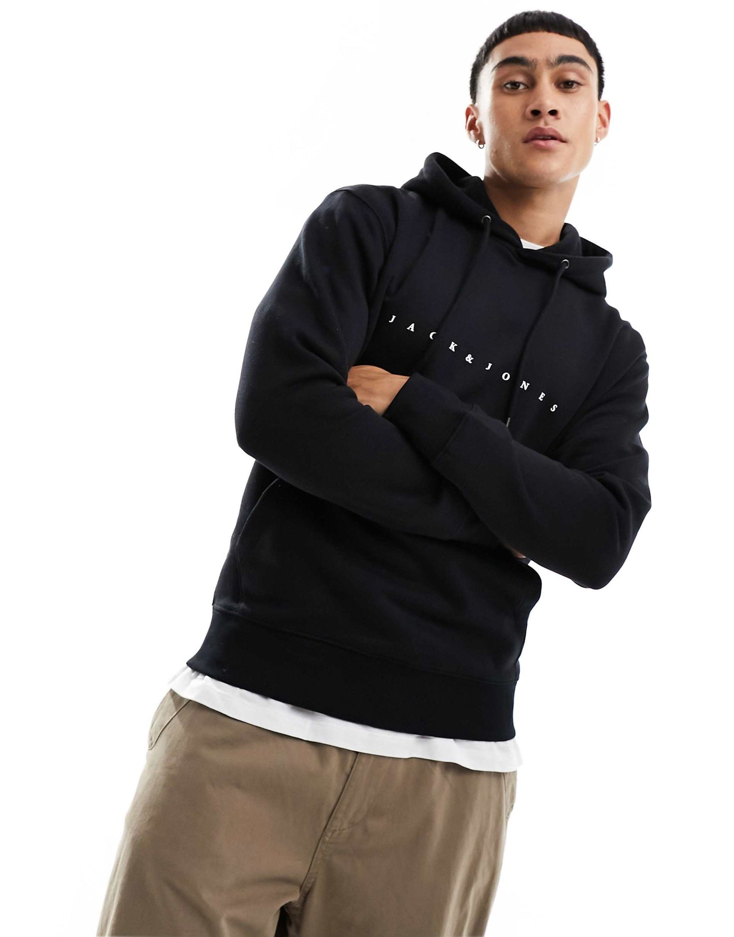 Embroidered Logo Hoodie