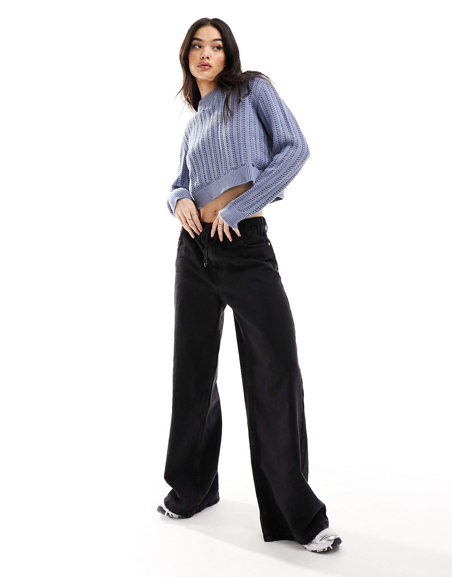 Crew Neck Crop Jumper