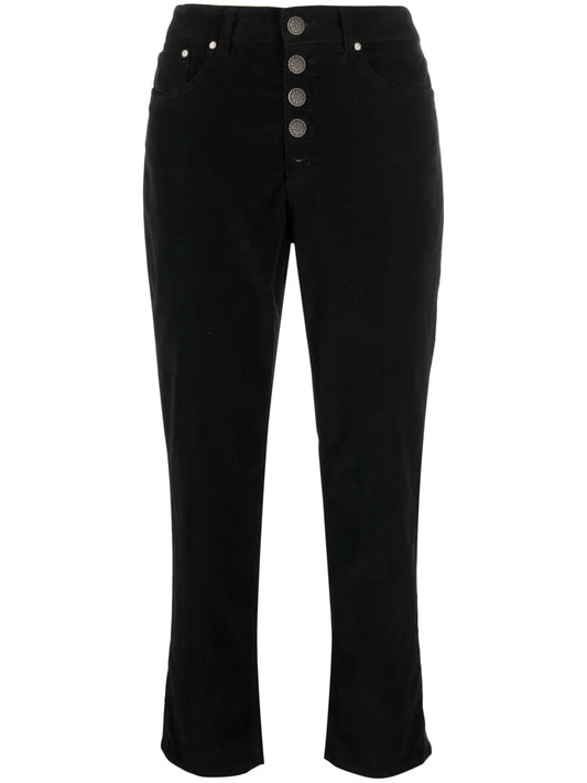 Koons Button-Fly Cropped Trousers