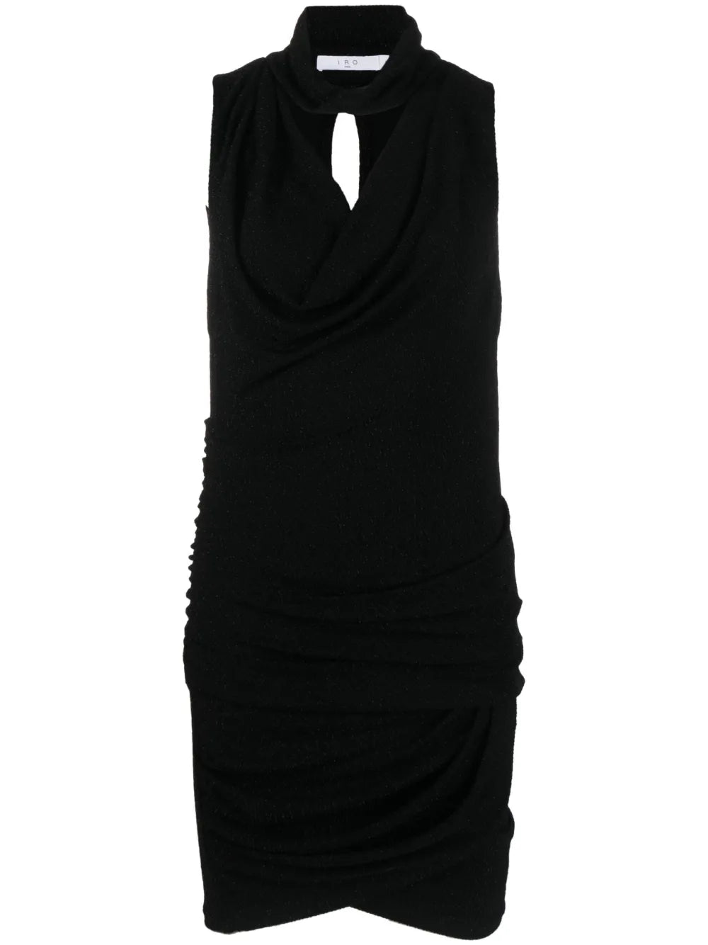Mikano Cowl-Neck Minidress