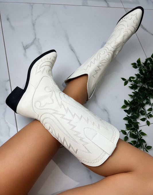 Cowboy Western Ankle Boots
