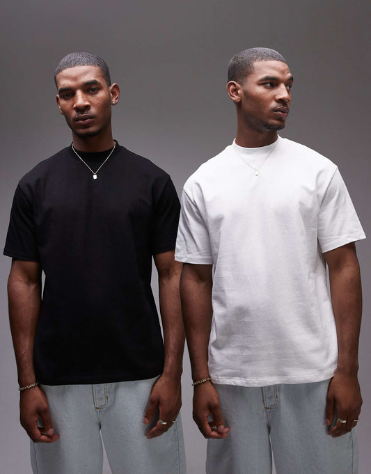 2 Pack Oversized Fit T-Shirt