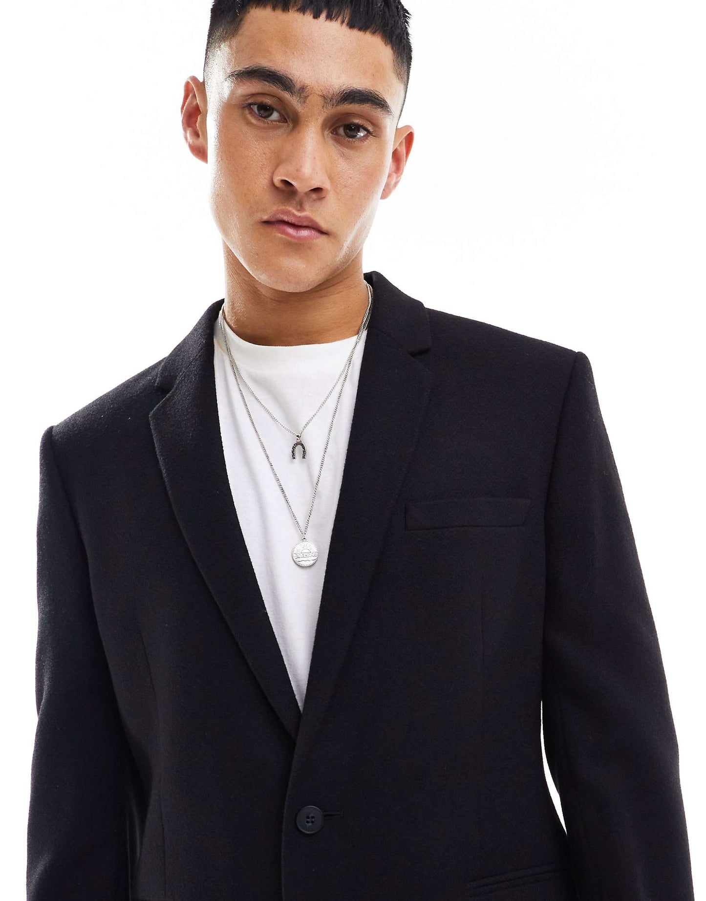 Slim Fit Wool Mix Suit Jacket