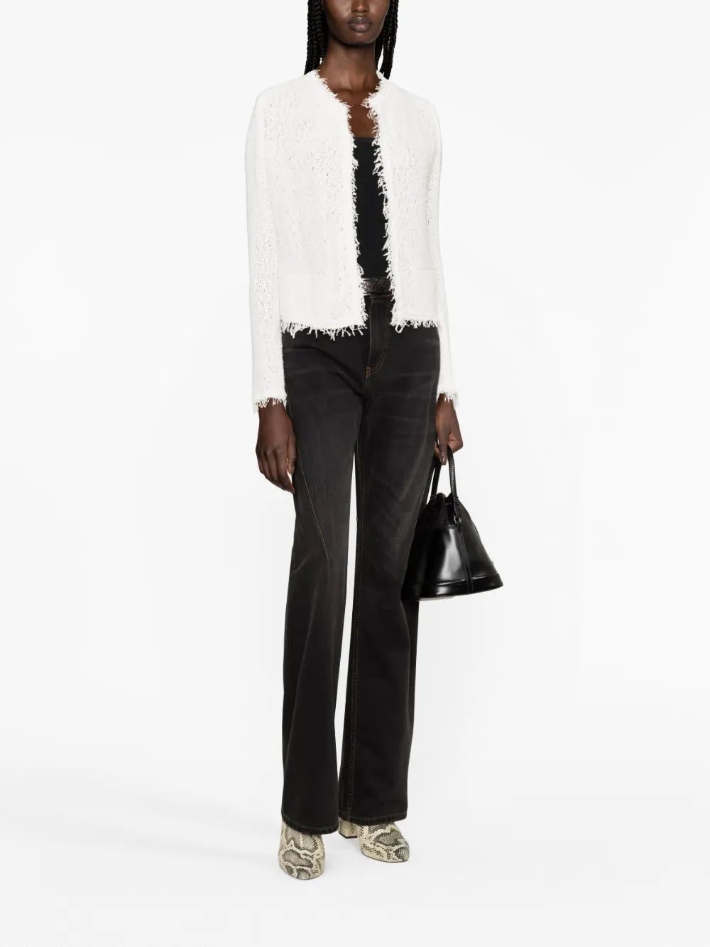 Shavani Fringed Cotton Jacket