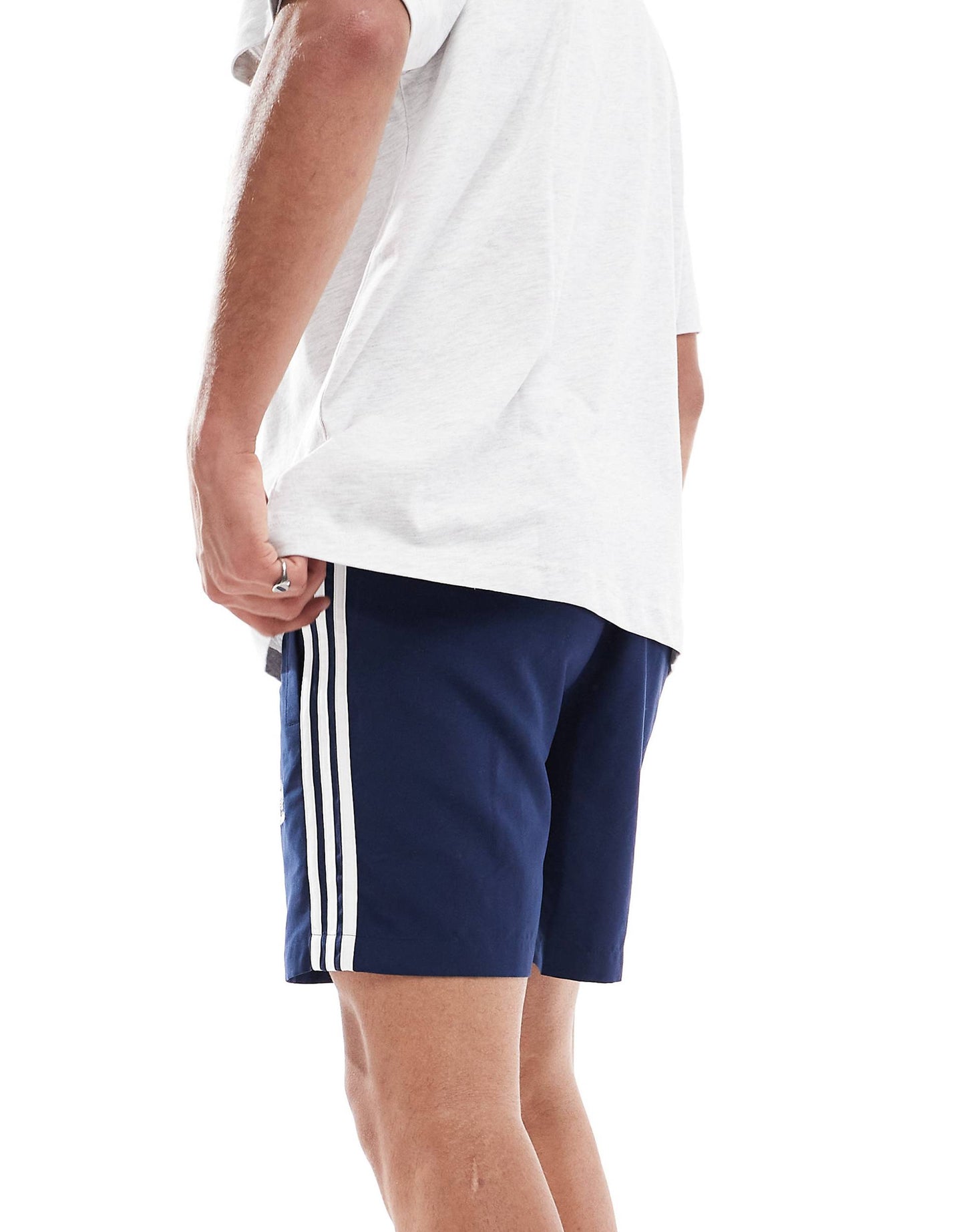 Originals Trefoil Three Stripe Swim Shorts