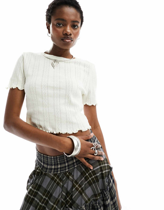 Baby Lock Crop Top
