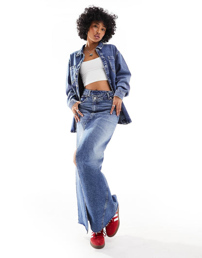 Oversize Denim Shirt
