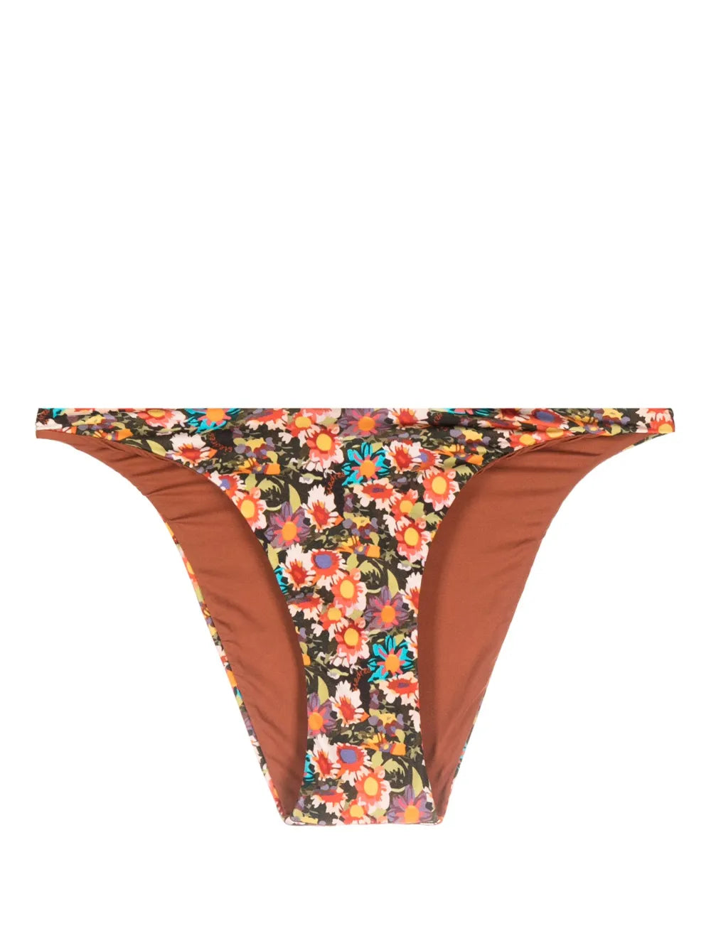 Liya Floral-Print Bikini Bottom