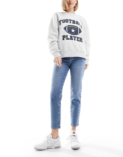 Emily High Waist Straight Leg Ankle Jean