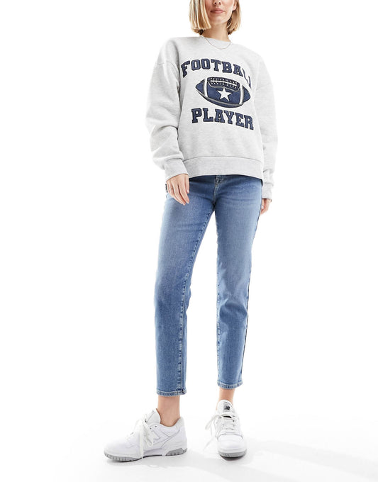 Emily High Waist Straight Leg Ankle Jean