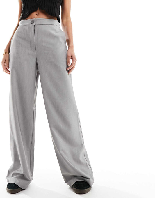 Tailored Relaxed Straight Leg Trousers