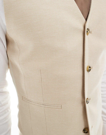 Wedding Skinny Suit Waistcoat