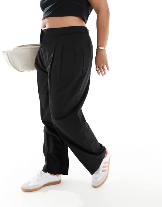 Curve Tailored Barrel Trousers