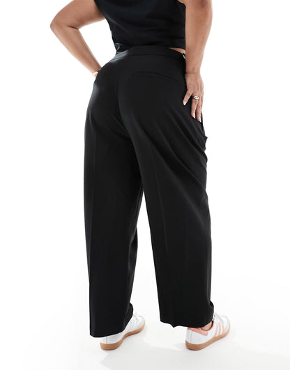 Curve Tailored Barrel Trousers