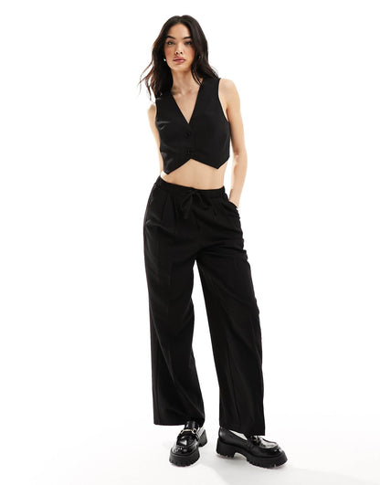 Cropped Tailored Waistcoat