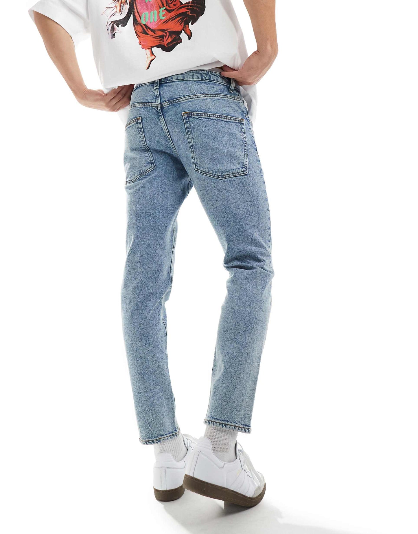Stretch Tapered Jeans