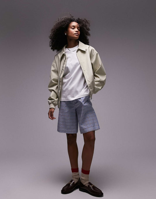 Cotton Collar Bomber Jacket