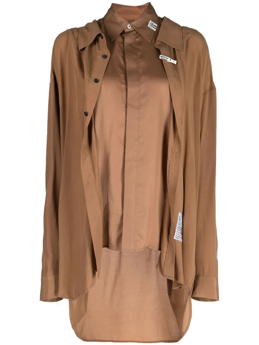 Long-Sleeve Layered Shirt