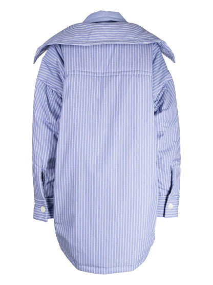 Layered Padded Shirt Jacket