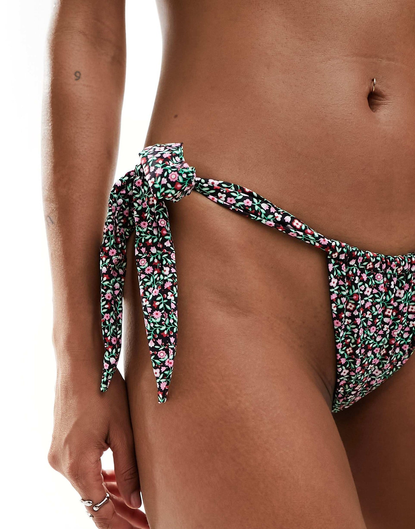 Kealy Floral Ditsy Tieside Bikini Bottom