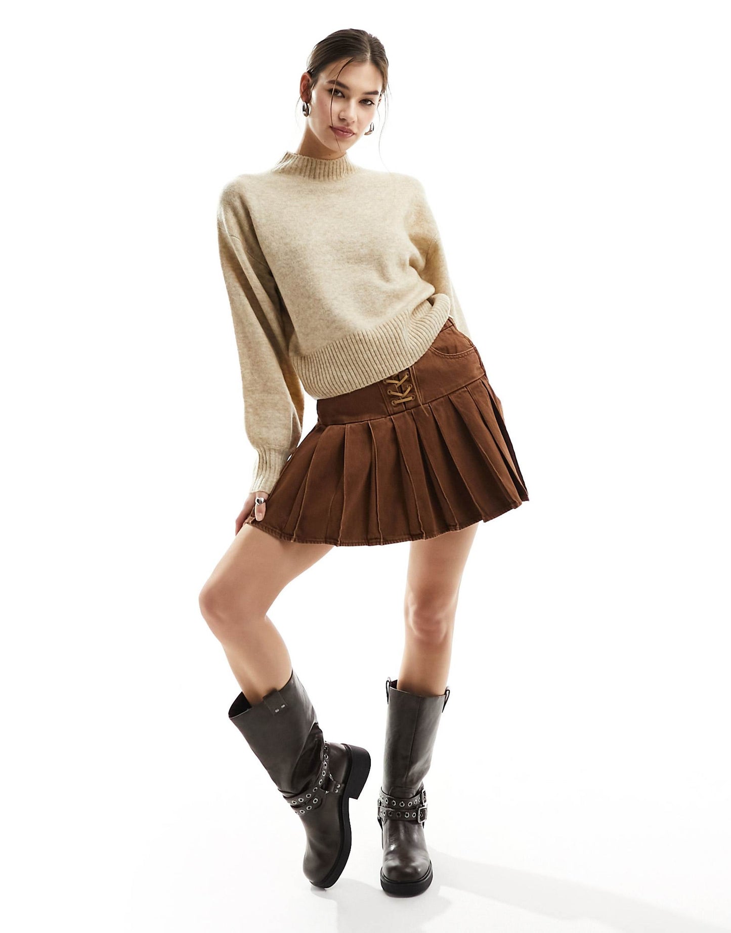 Knitted Turtleneck Sweater