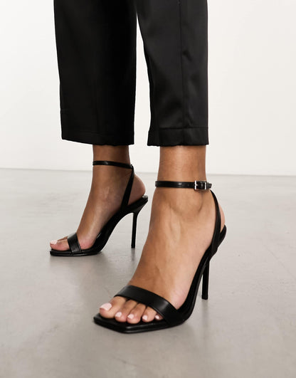 Wide Fit Nali Barely There Heeled Sandals