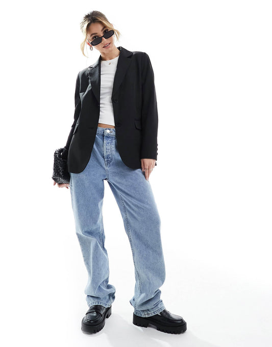 Oversized Single Breasted Blazer
