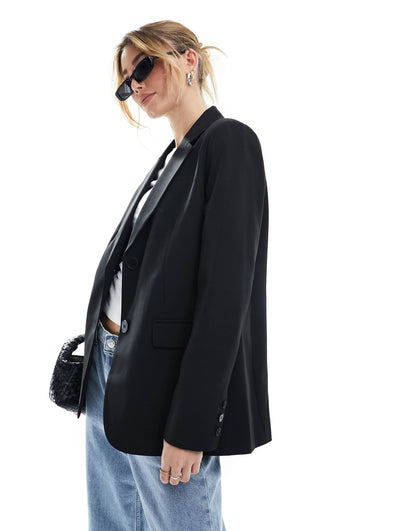 Oversized Single Breasted Blazer