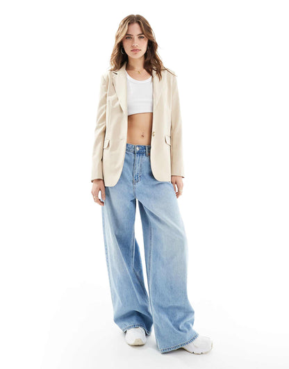 Oversized Single Breasted Blazer