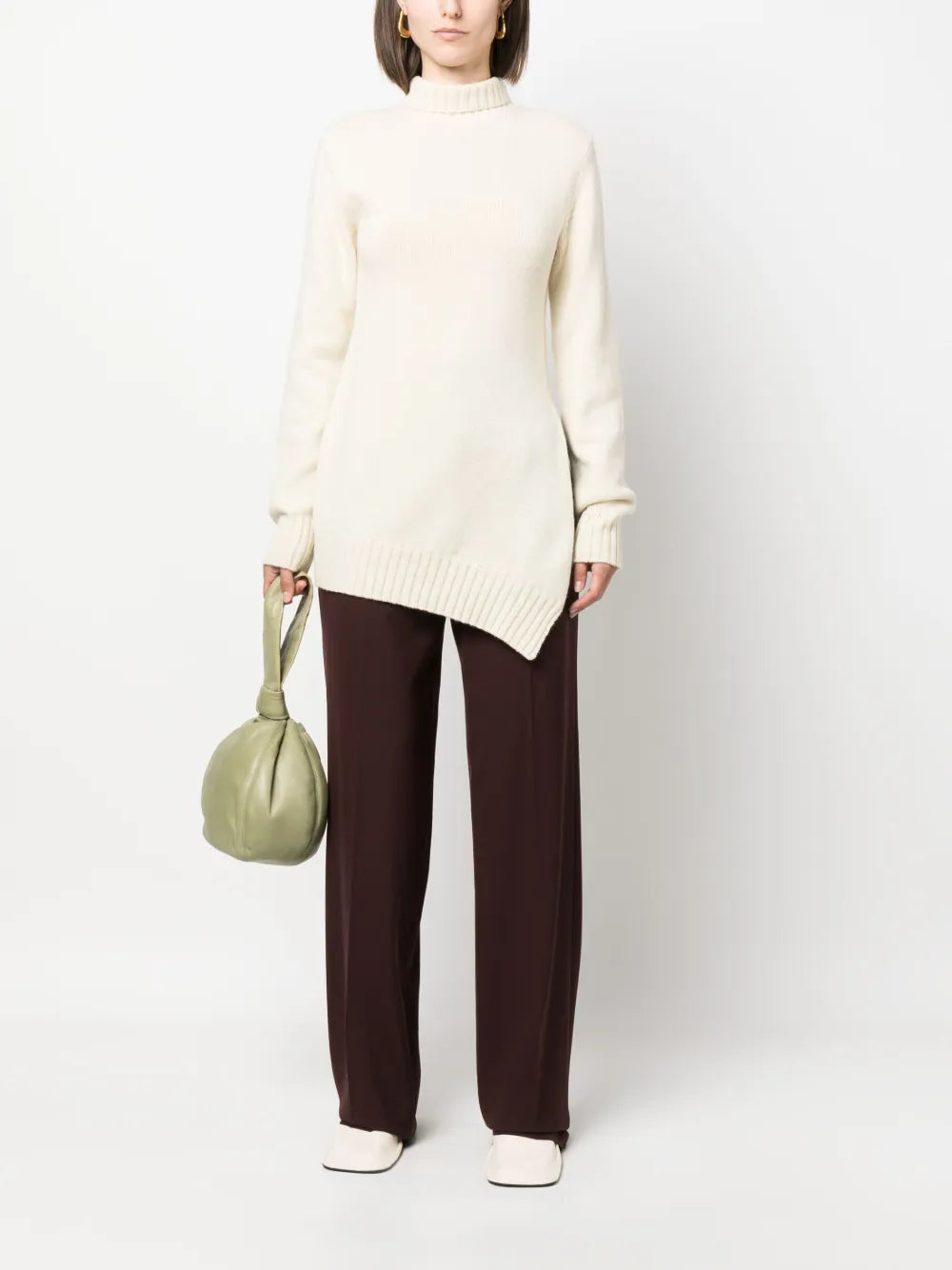 Asymmetric-Hem Jumper