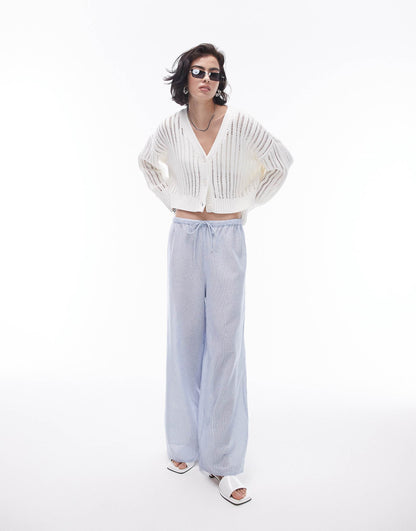 Knitted Open Stitch Cardigan