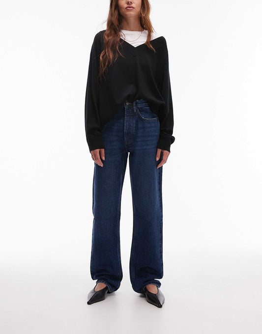 Kort High Rise Straight Jean